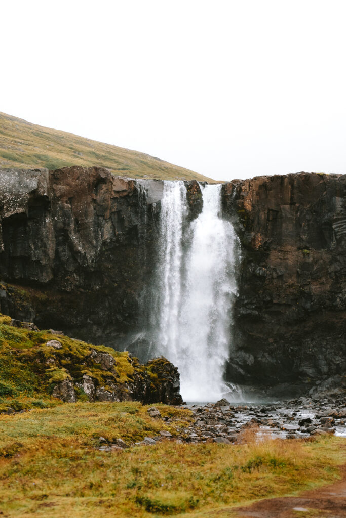 Gufufoss 瀑布